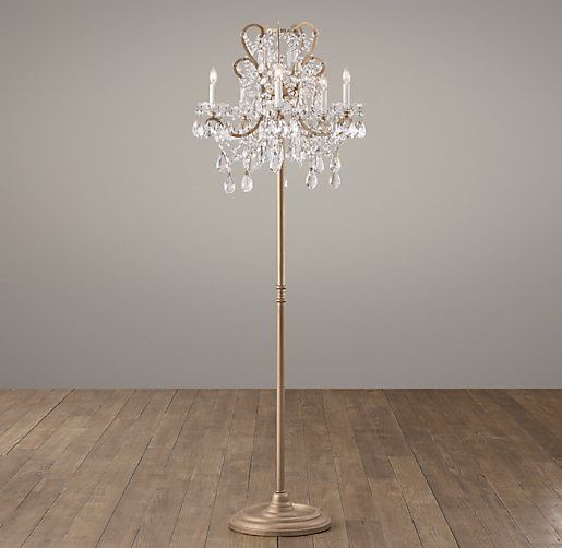 The Elegance of a Tall Chandelier Floor Lamp