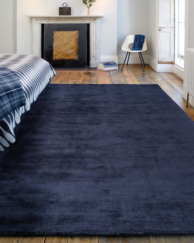 Blue Carpet Bedroom