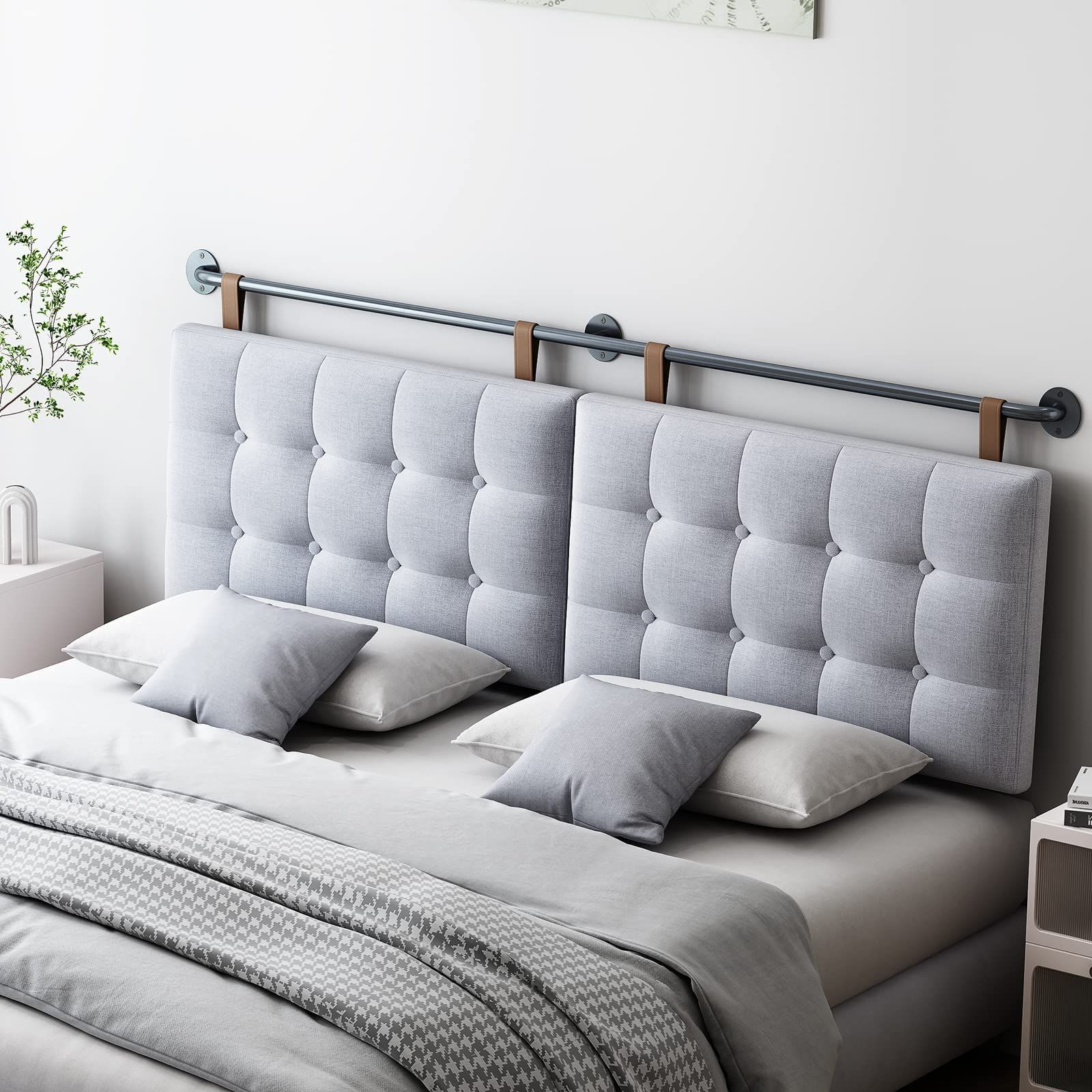The Luxurious Appeal of a Tufted Upholstered Headboard for a King-Size Bed