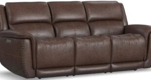 Flexsteel Leather Reclining Sofa