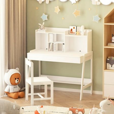 The Perfect Combination for Young Learners: Kids Desk and Chair Set