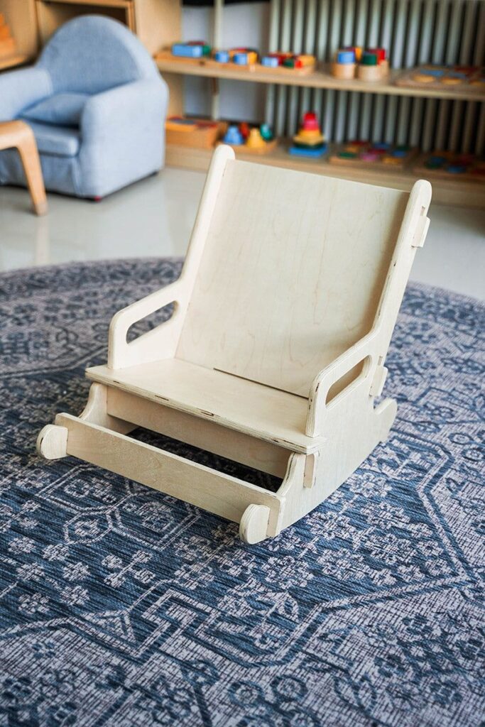 Kids Wooden Rocking Chair