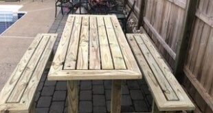 Wooden Picnic Tables