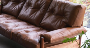 Modern Leather Couch Sofa