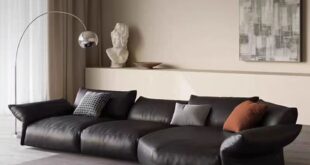 Modern Leather Couch Sofa