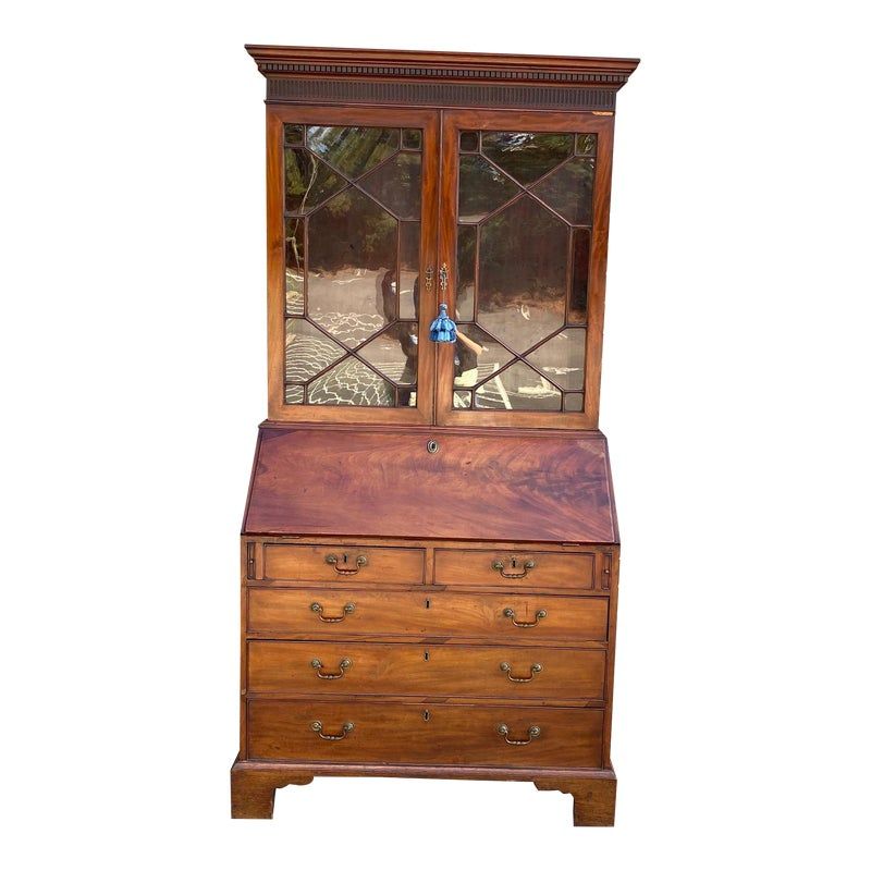 The Timeless Elegance of an Antique Secretary Desk with Hutch