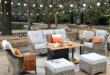 Outdoor Wicker Sofa Set