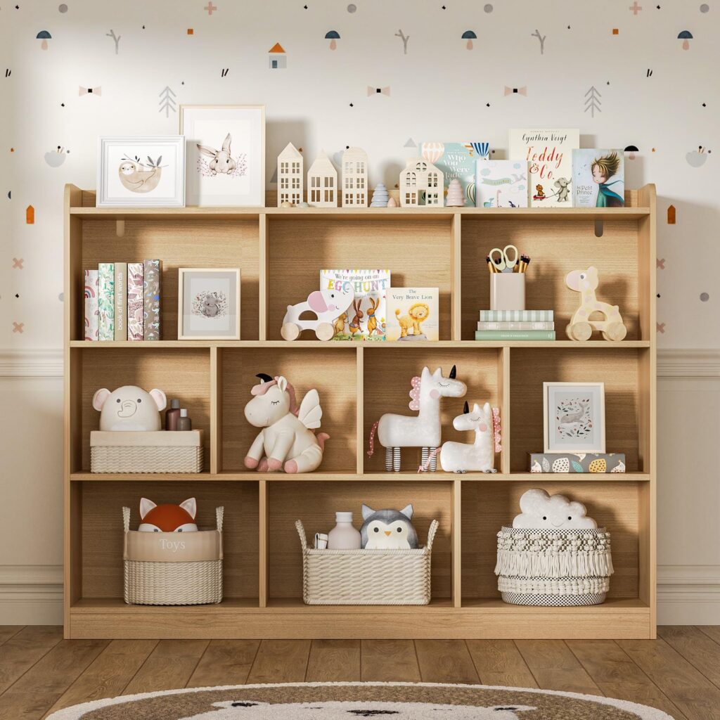 Kids Bookcase With Storage