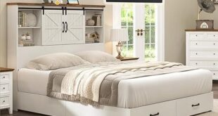 King Size Platform Bed Frame With Storage