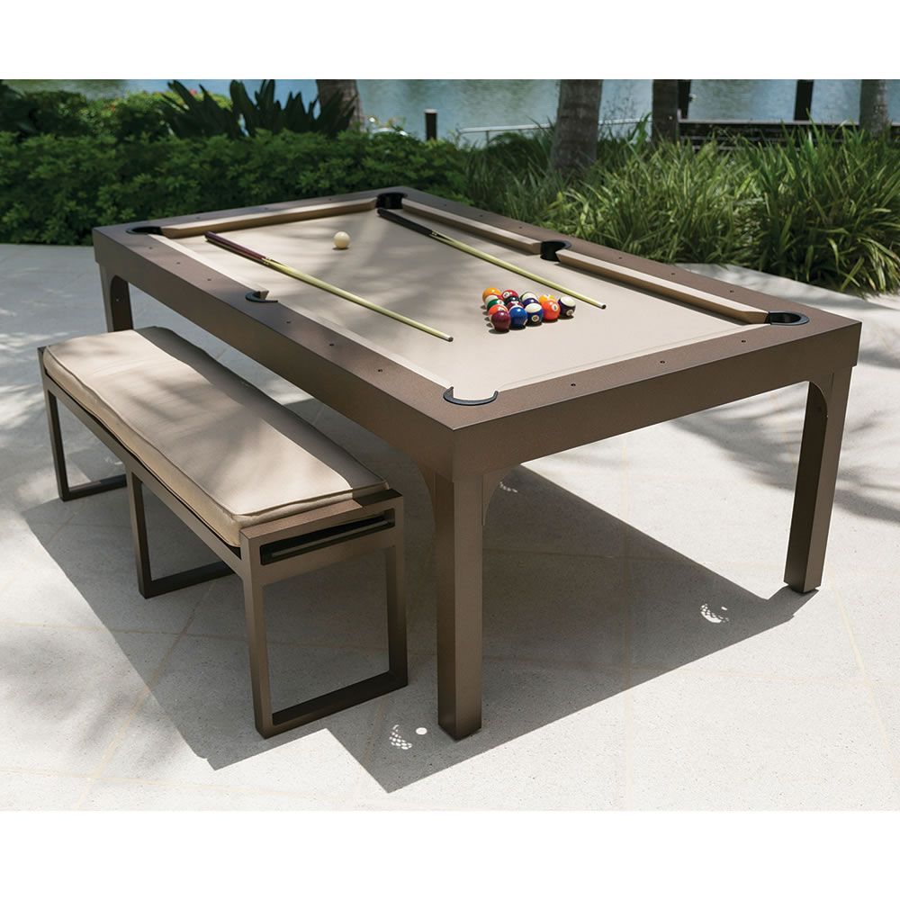 The Ultimate Outdoor Pool Table that Transforms for Any Setting