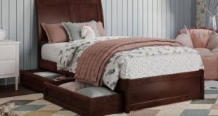 Sleigh Bed With Storage Drawers