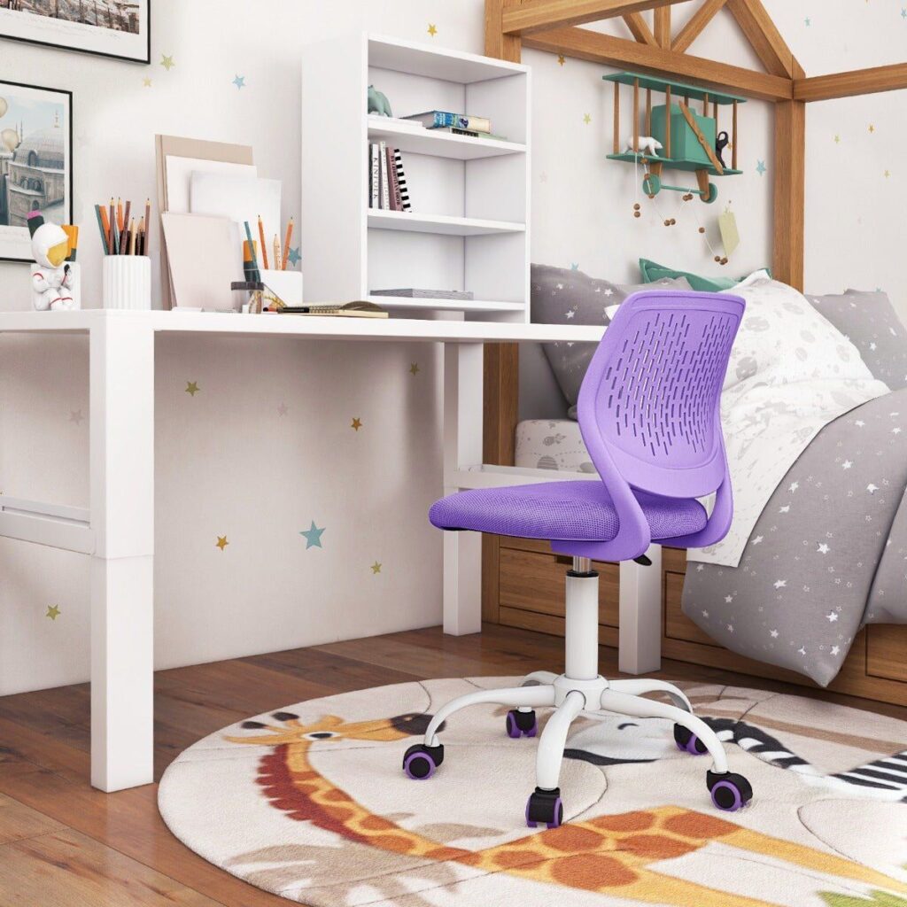 Kids Study Desk With Storage