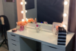 Vanity Desk With Mirror And Lights