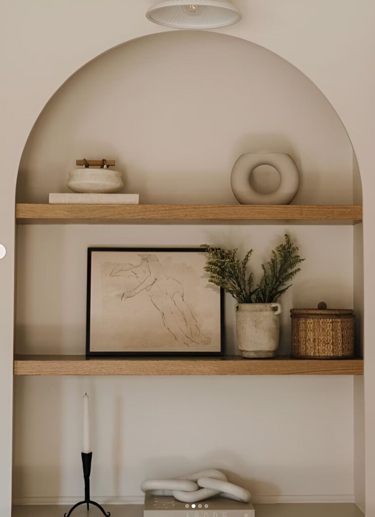 Floating Wall Shelves Kitchen