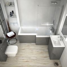 The Versatile Design of P Shaped Shower Bath Suites
