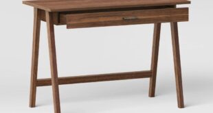 Wood Desk With Drawers