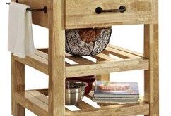 Kitchen Cart With Butcher Block Top