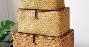 Wicker Storage Baskets For Shelves