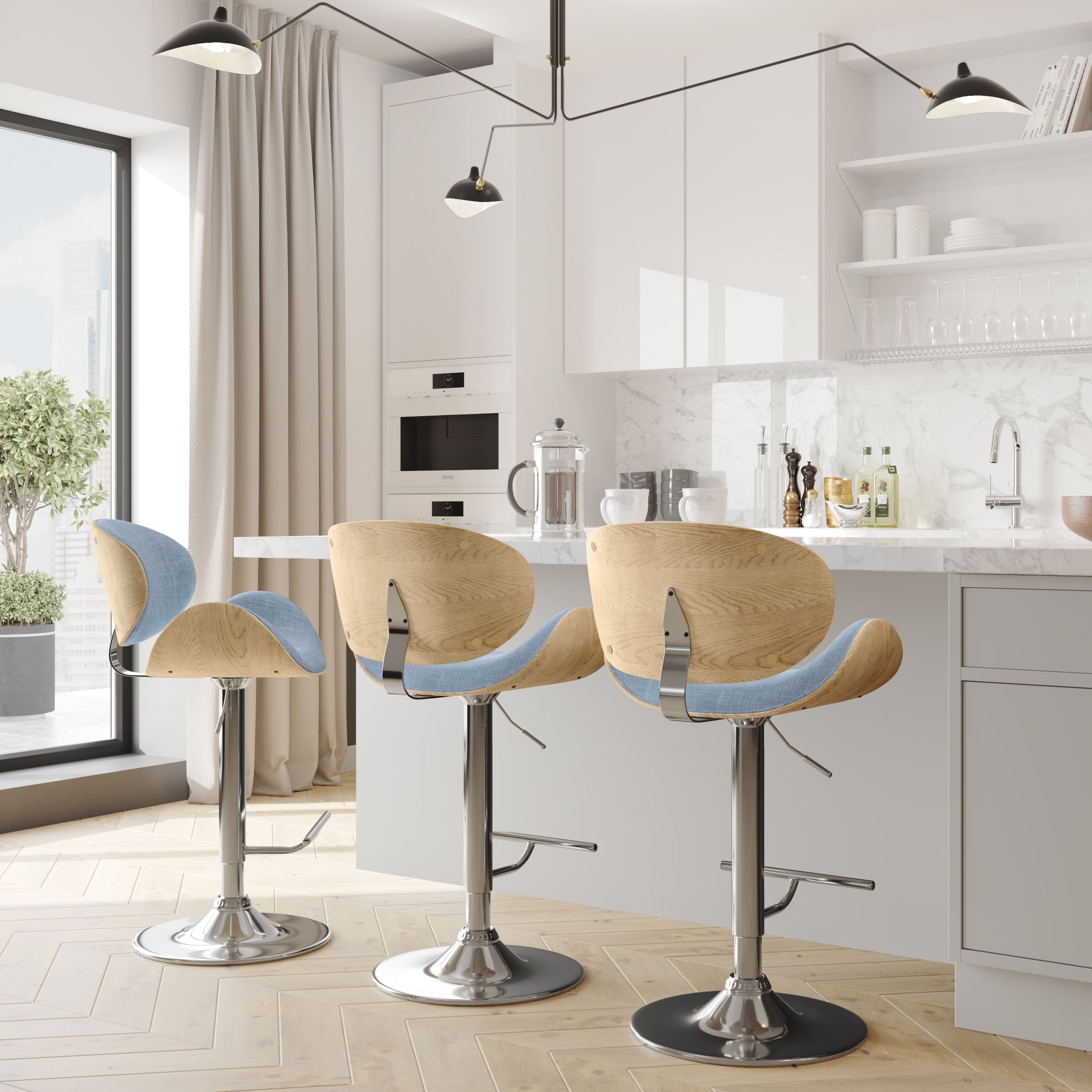 Timeless Elegance: The Allure of Mid Century Modern Swivel Bar Stools