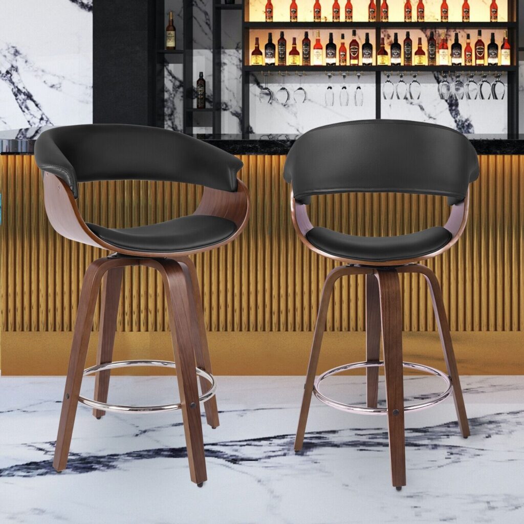 Swivel Bar Stools With Back And Arms