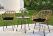 Rattan Garden Furniture Table Set