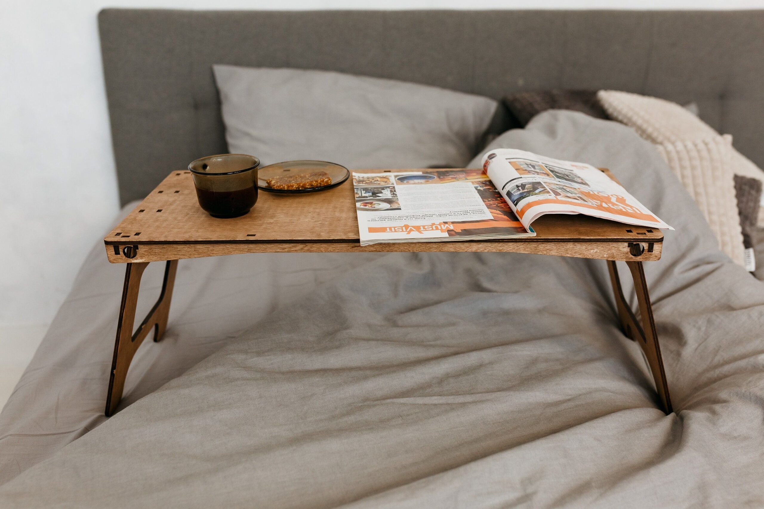 Versatile Wooden Folding Tray Table: The Perfect Portable Surface