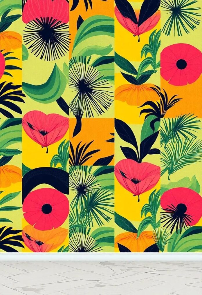 Vibrant Wall Transformations: Embrace Bold Eclectic Patterns for Unique Spaces