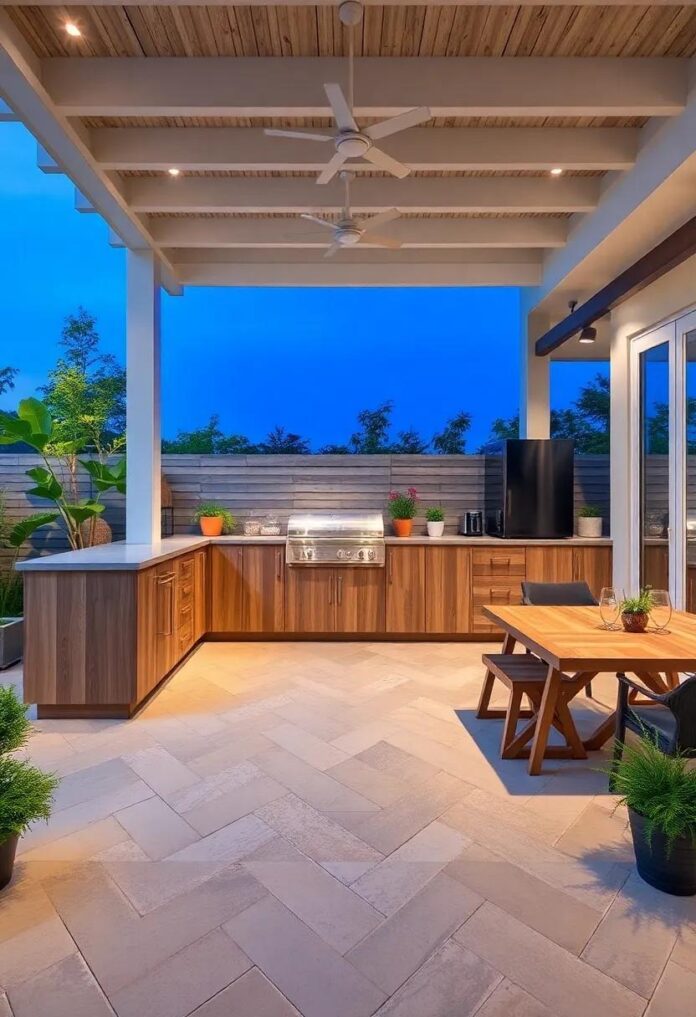 Transform Your Outdoor Kitchen: Inspiring Flooring Ideas for Every Style