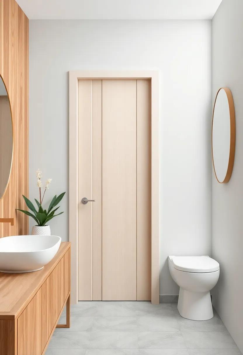 Accessorizing Privacy: Complementing Bathroom Doors with Thoughtful Decor