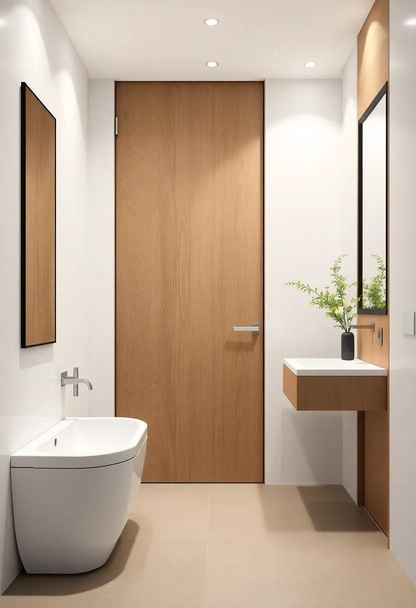Sleek Modern Aesthetics: ‍Blending ⁤Style with Function in Bathroom Doors