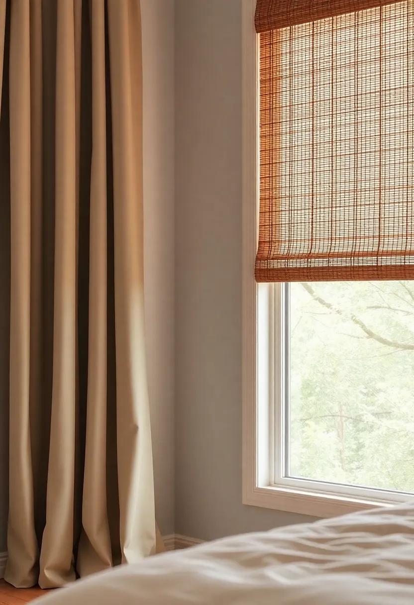 Playful Pairings: Mixing Bamboo ​Shades with Other Window Treatments
