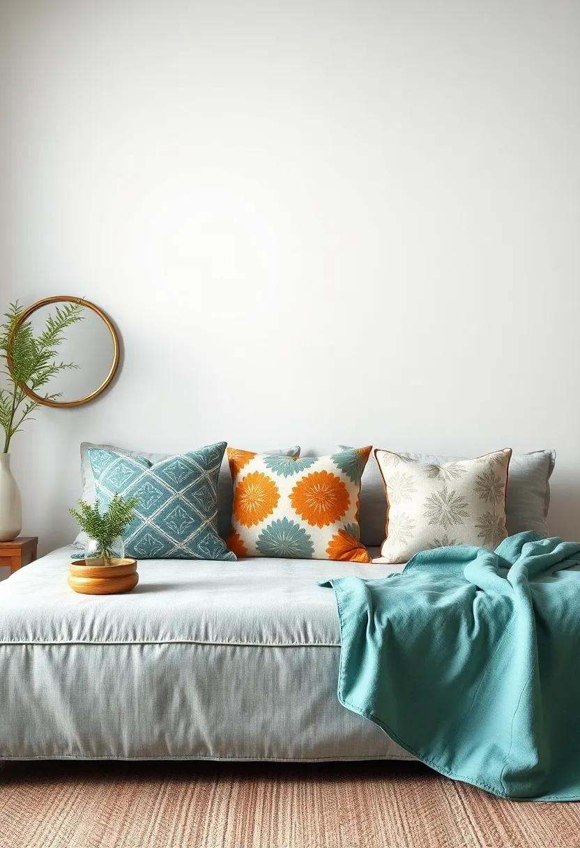 Cozy Vintage Patterns: Throw pillows that Tell a Story