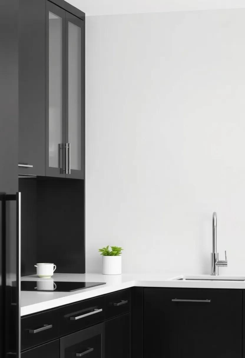 Create a Statement Wall: Paint one wall an accent⁢ color to ‌draw‌ attention and create a dynamic visual flow with your black ⁢cabinets