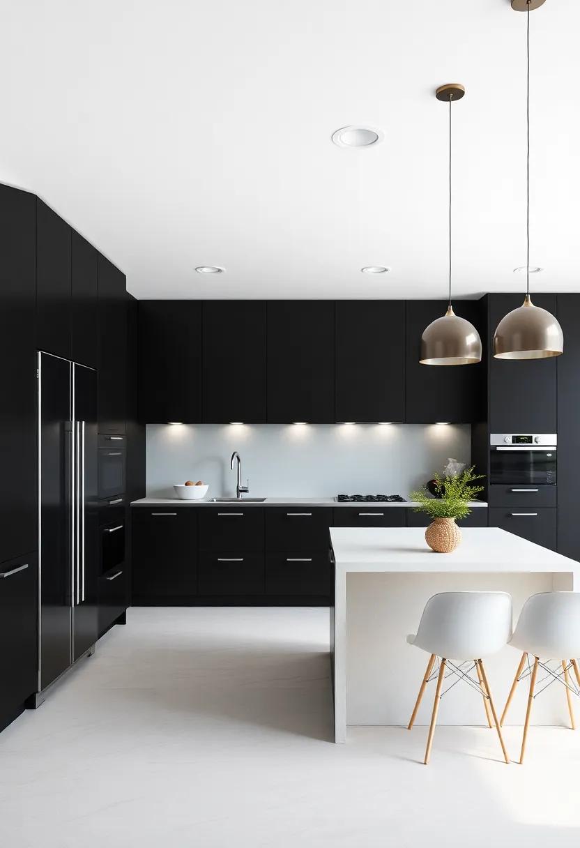 floating‌ Cabinets:‍ Consider⁢ floating black⁤ cabinets to create a sense of space and​ make your kitchen feel⁤ less heavy