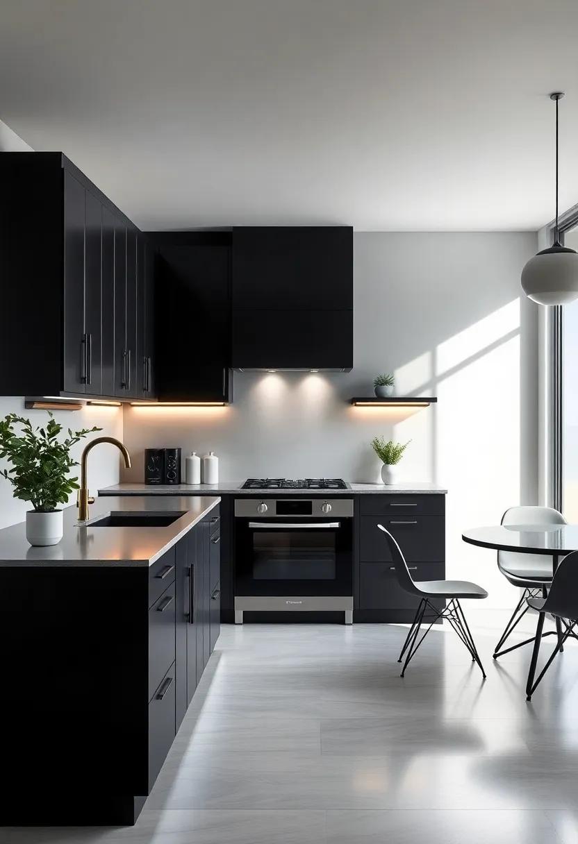 Layered‌ Lighting: Combine task, ambient, and accent lighting⁢ to enhance the beauty of your black cabinets throughout the day