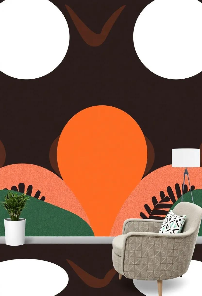 Creating Focal Points with bold Wall Murals