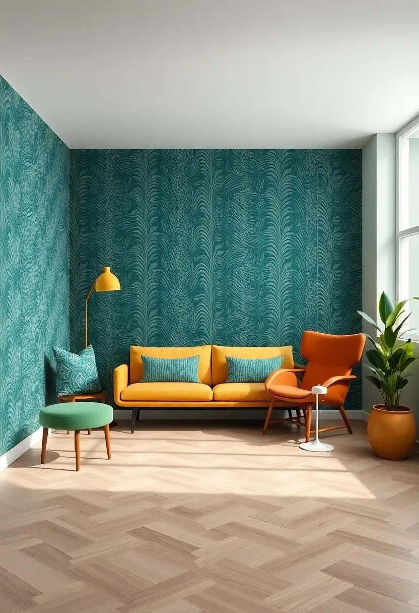 Open Concept ⁢Spaces: Harmonizing Bold ‍Patterns