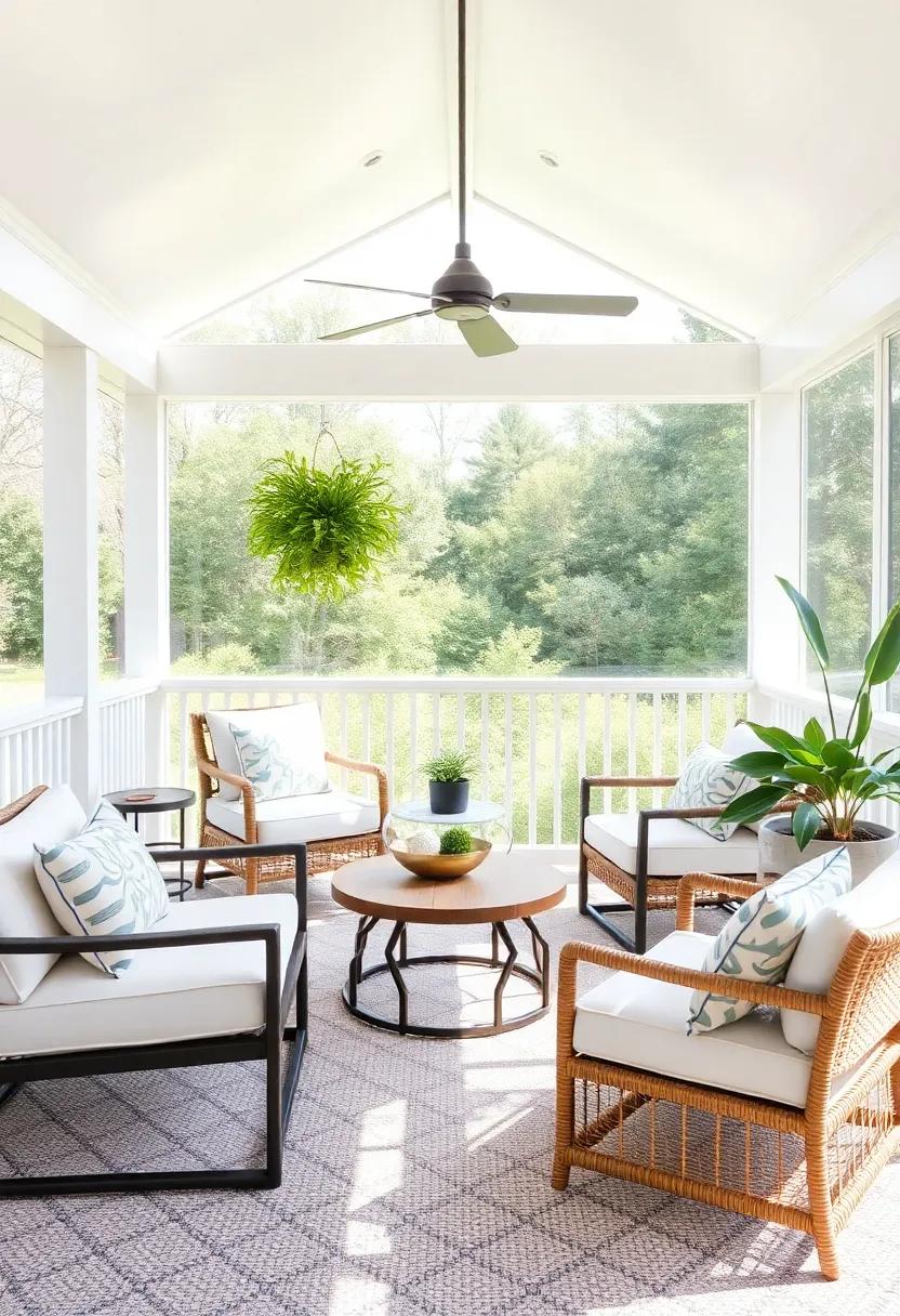 Stylish Furniture Selections for Ultimate porch ⁢Relaxation