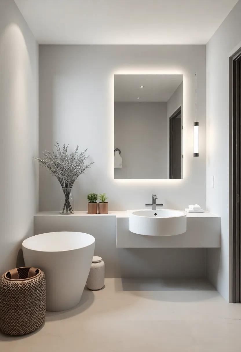 Cohesive ​Themes: Synchronizing mirror ​Designs with Overall Bathroom Decor
