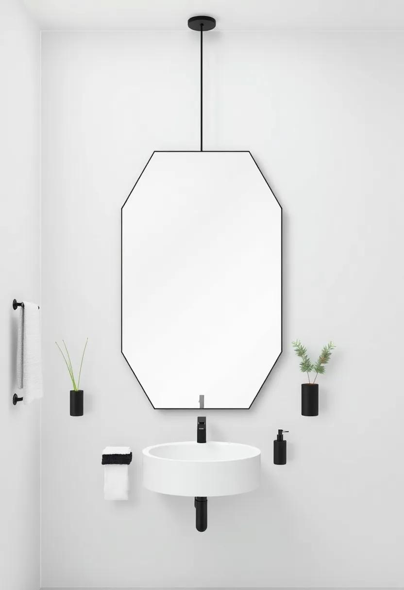 Geometric Wonders: Exploring Angular Mirrors for a Modern Twist
