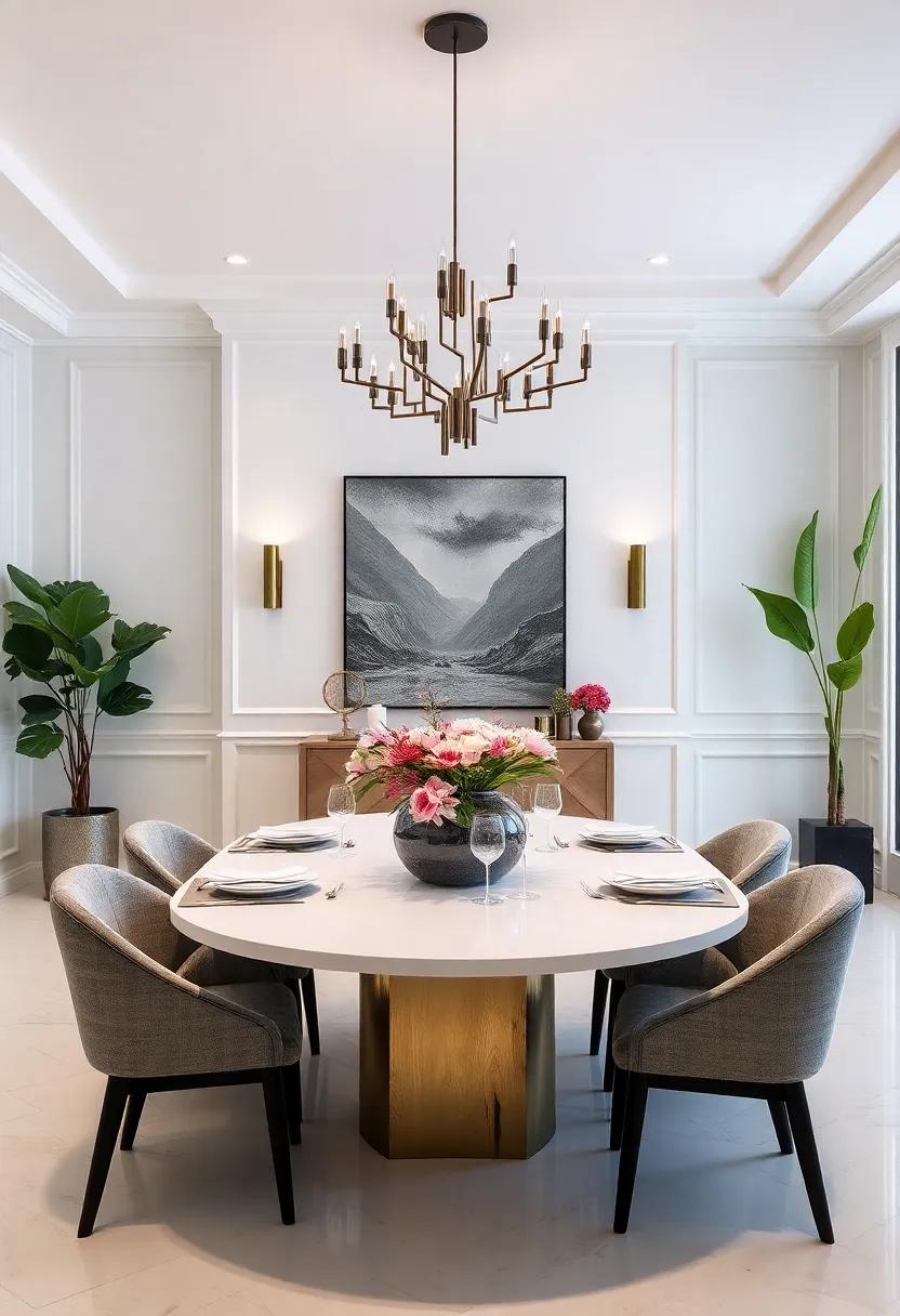 The ‍Role of ‌Statement Centerpieces ⁢in Contemporary‌ Dining Rooms