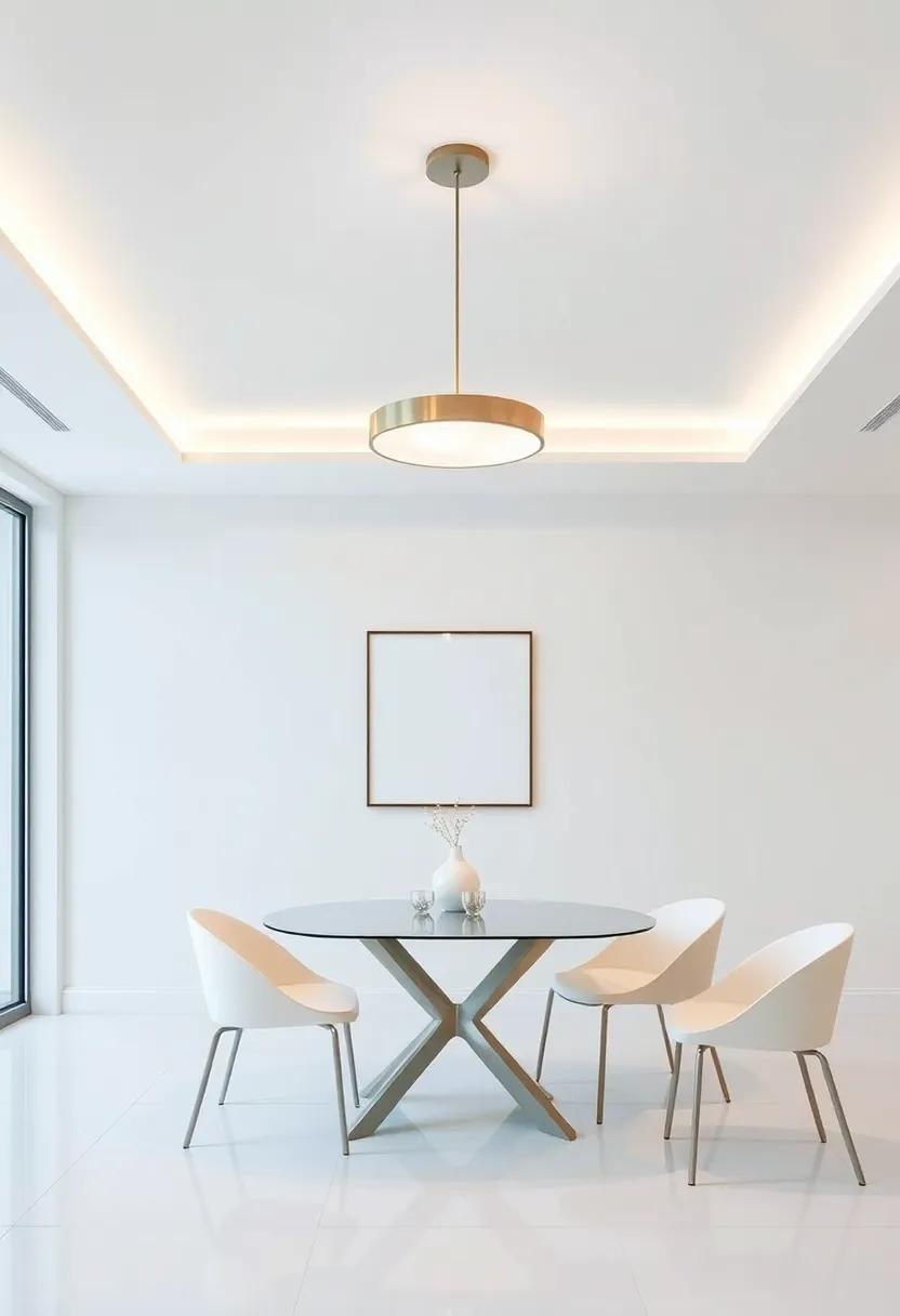 Modern Minimalism: Sleek and Simple Lighting Choices for a Chic Dining Experience