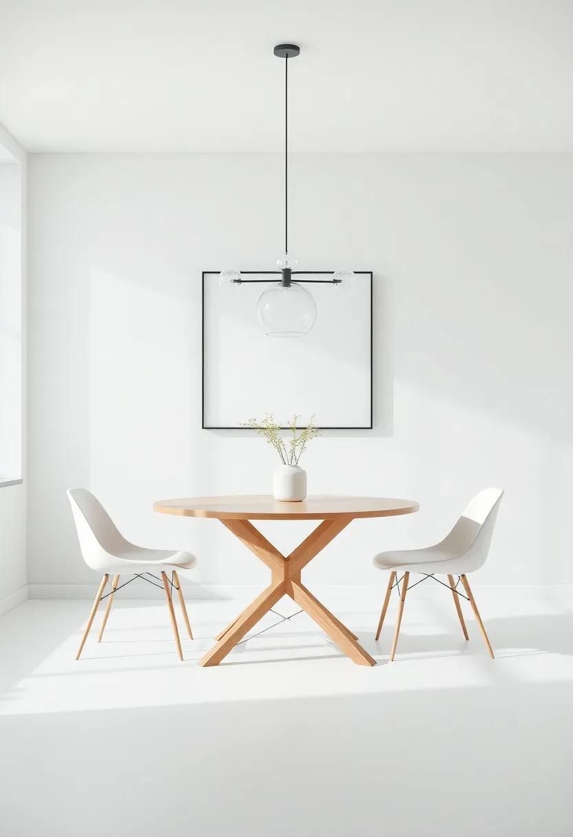 Embracing ‌Minimalism: Designing a Simplistic Yet Functional⁣ Dining Space
