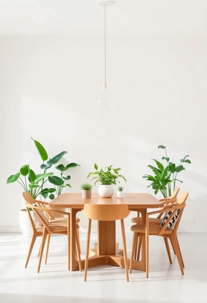 Incorporating ⁣Plants ⁤for a Fresh ​and Inviting dining Atmosphere