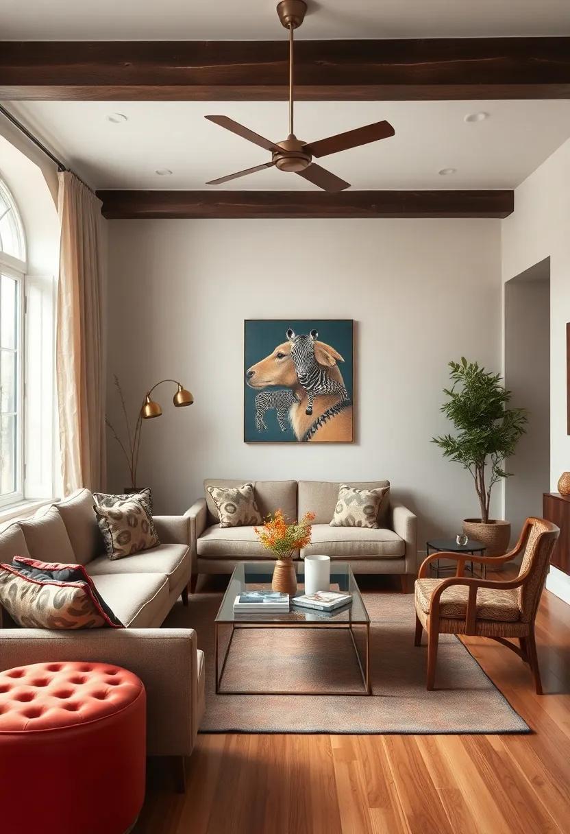 Infusing Vintage Charm into Modern Spaces with Retro ⁤Animal Prints