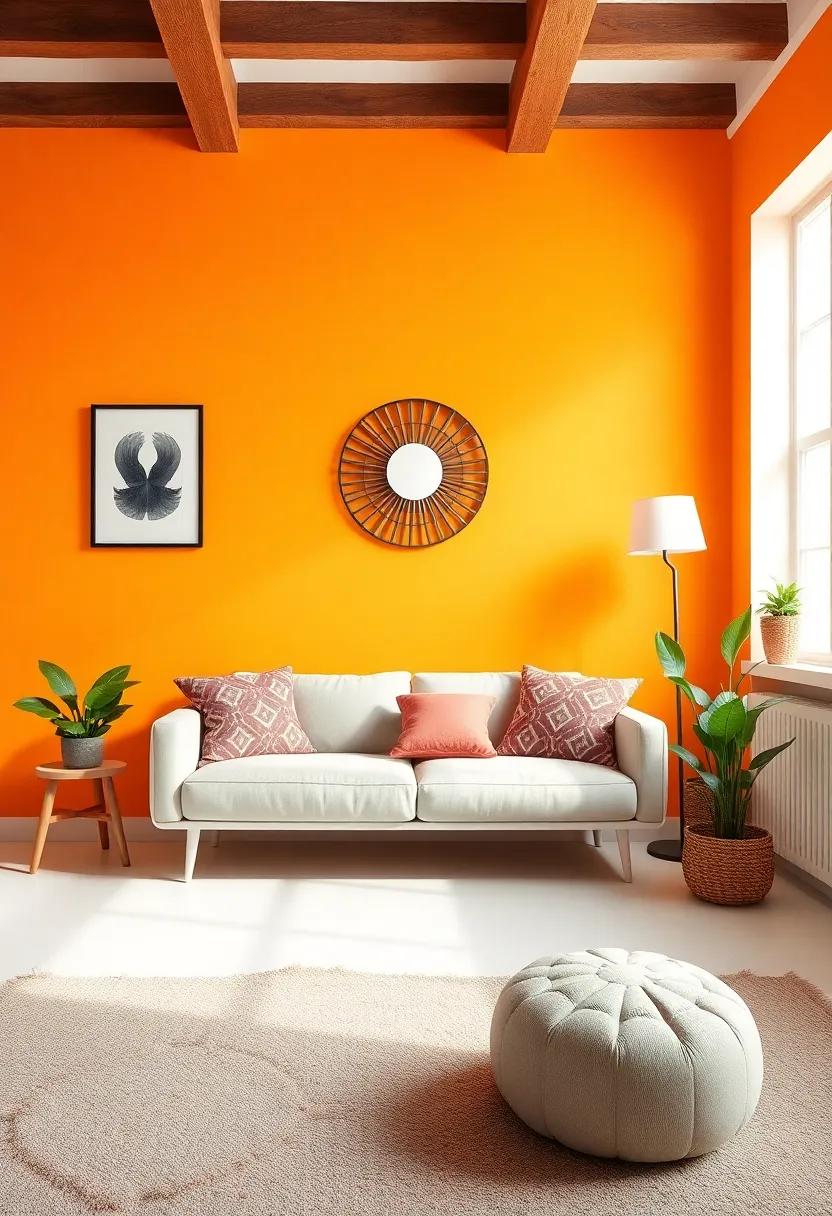 Embrace Bold Wall Colors: Ditch the whites and neutrals in favor of a vibrant hue that energizes your space and expresses your personality