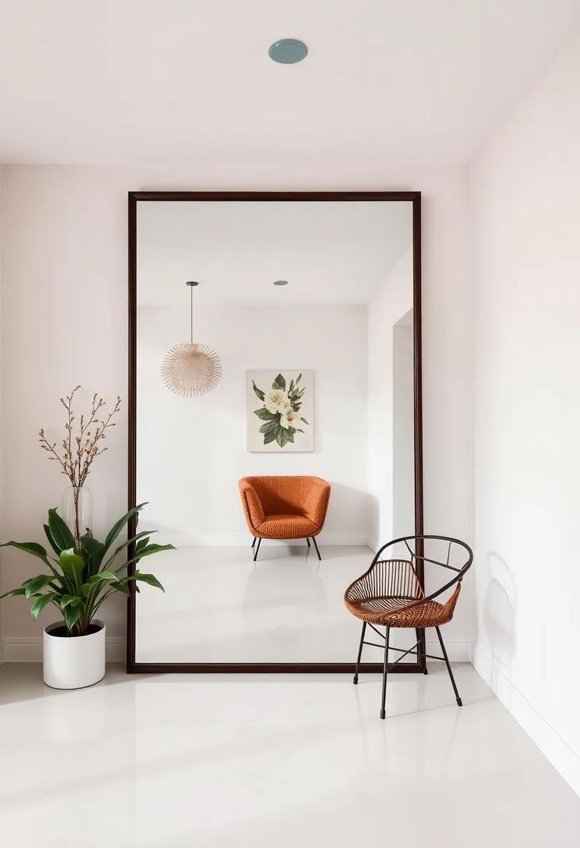 Incorporate Mirrors: use mirrors to reflect light and space, adding a sense of openness while amplifying the eclectic essence of your decor