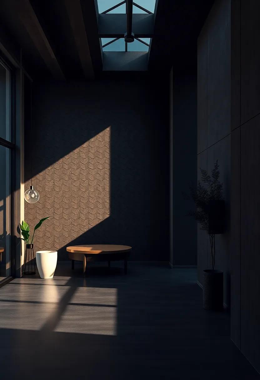 Architectural Highlights: emphasizing Features with Dark Hues