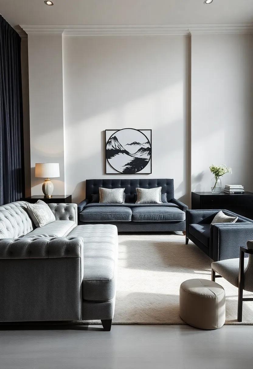 The Art of Contrast: Mixing Tufted ‌Furniture⁣ with Sleek Modern⁢ Elements