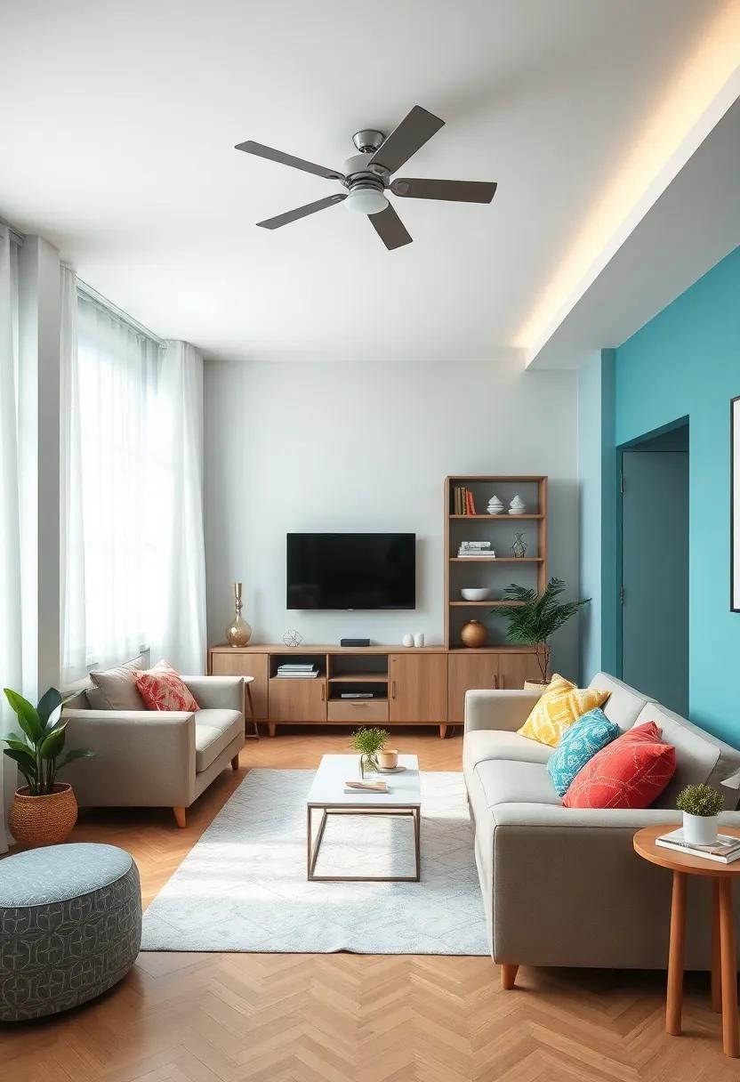 Elevating Aesthetic Appeal with Colorful⁣ Accent Walls ‌and Decor